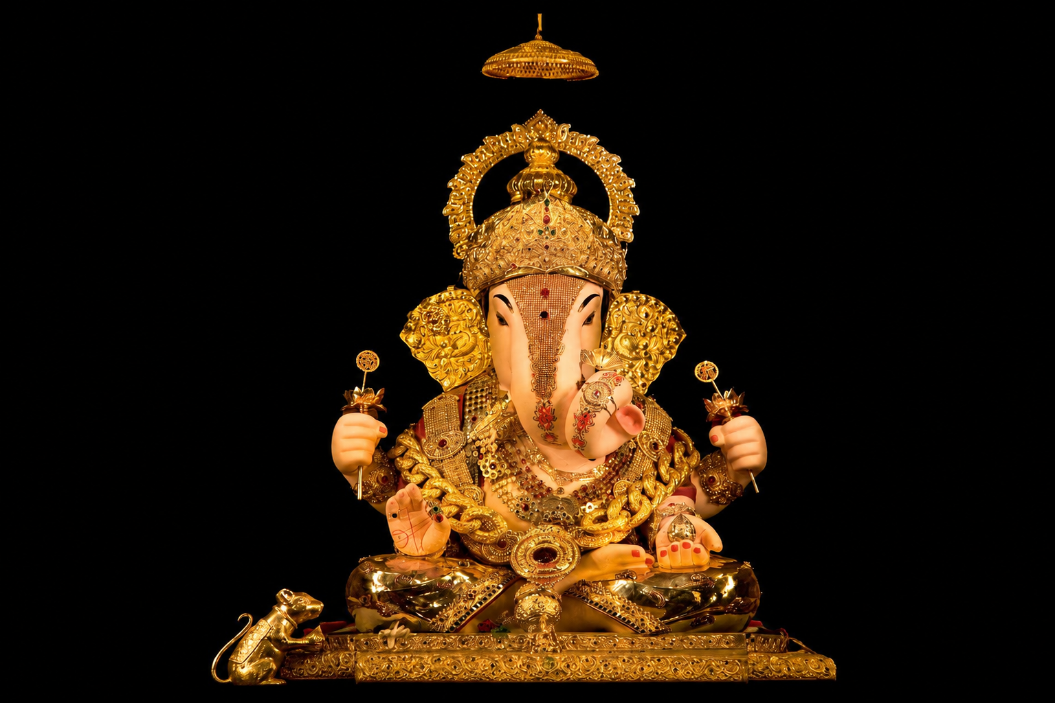 Shrimant Dagdusheth Halwai Ganpati Temple is a famous Hindu temple in Pune, India, dedicated to Lord Ganesha.